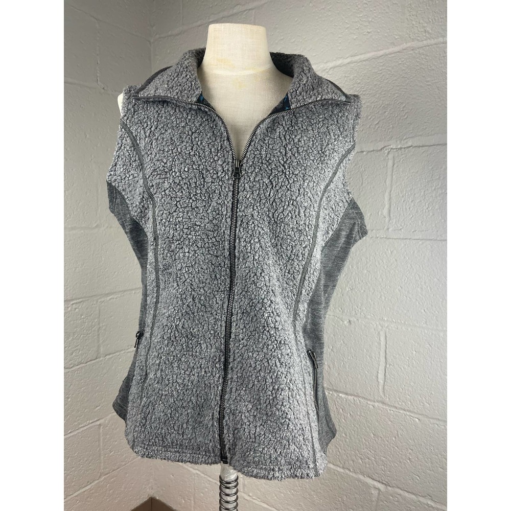 Large vintage kuhl gray wool vest